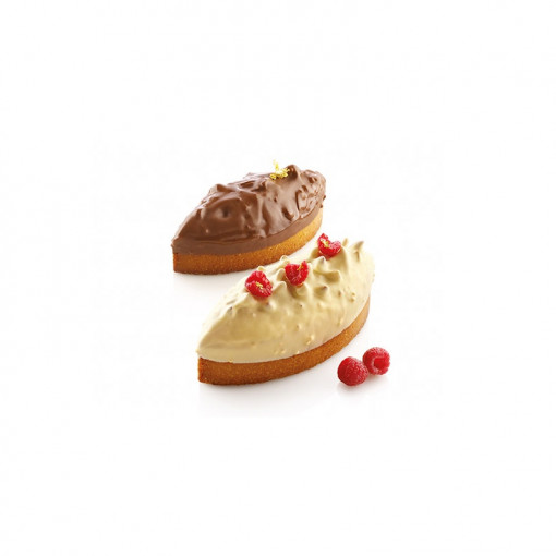 Silicon Cake Tin MK 17 x 8 x H 5 cm, 2 cavities, 470 ml