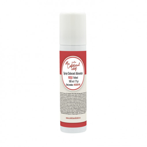SPRAY VELVET - Червен хранителен оцветител 100 ml