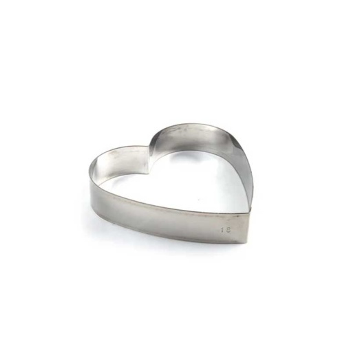 Stainless steel Heart Branch, 22 x H 4 cm