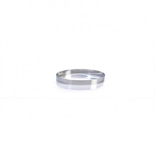 Stainless steel round Ø 16 x H 2 cm