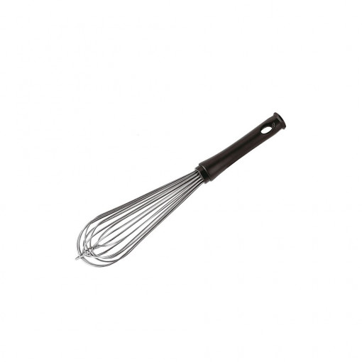 Tel Inox cu 16 Spire Robuste, Maner Plastic Rezistent la Temp, L maner 13 cm, Total 25 cm