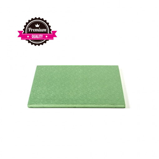 Vernil square cake platter, 15 x 15 x H 1.2 cm