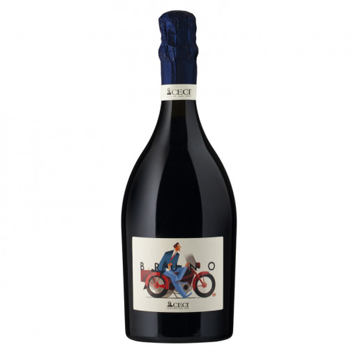 Вино Bruno Lambrusco Brut Червено Lambrusco Brut - Cantine Ceci - 1.5 L