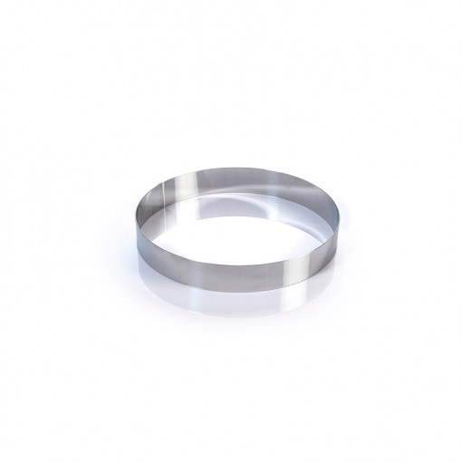 Кръг от неръждаема стомана Ø 22 x H 4 cm