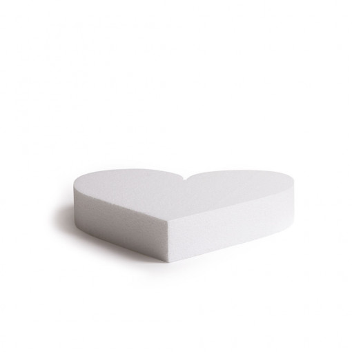 Полистиренова форма за сърце R 20 x H 5 cm