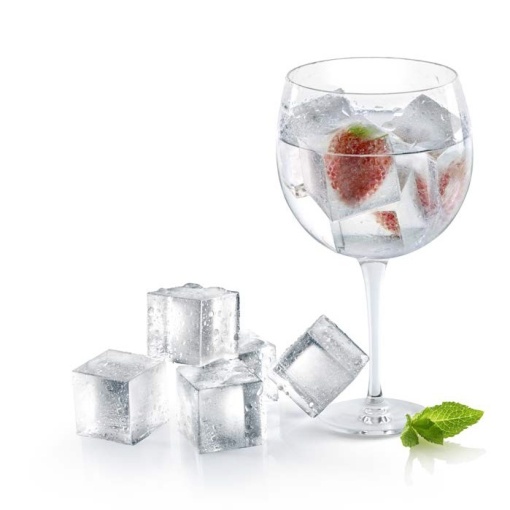 Силиконова форма за лед Ice Cub 3 x 3 x H 3 cm, 25 кухини x 26 ml, комплект 2 бр.