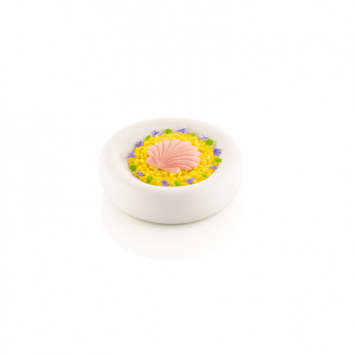 Силиконова форма Silikomart NaturaE Shell 7,2 x 6,5 x H 0,9 cm, 15 ml, 8 кухини