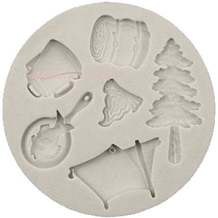 Силиконов мулч за къмпинг, Ø 1,5 - 4 cm, 6 броя