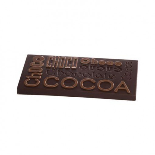 Форма от поликарбонат 3 шоколадови блокчета Choco Family, 27,5x17,5 cm