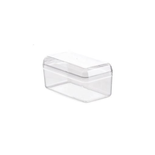 Átlátszó cukorkásdoboz, 14,4 x 7,7 x H7 cm, 10 db-os készlet
