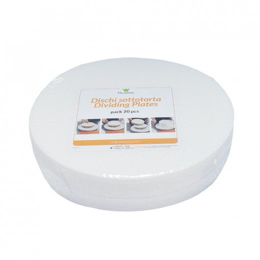 Cake Separating Trays, Round Ø 18 cm, Set 20 Pieces