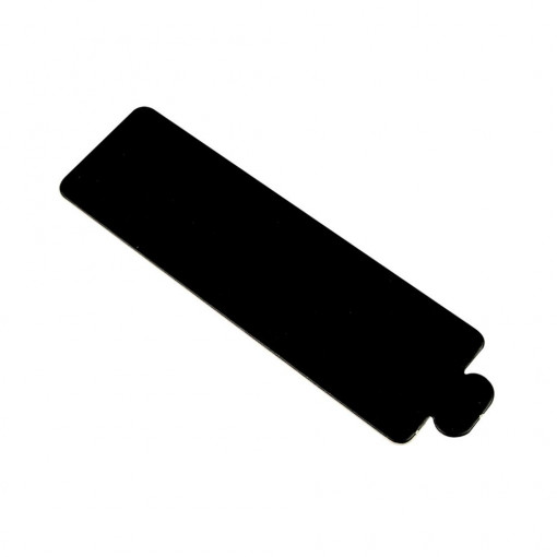 Cardboard Presentation Single Portions, Rectangular Black, 14 x 4 cm, Set 200 pcs