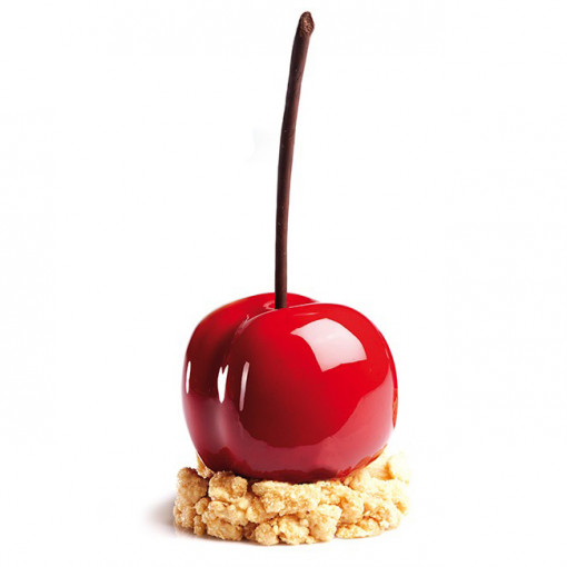 Cherry/Paper 3D, Ø5.8xH4.6cm - Silicon Single Portion Fork, 20 cavities