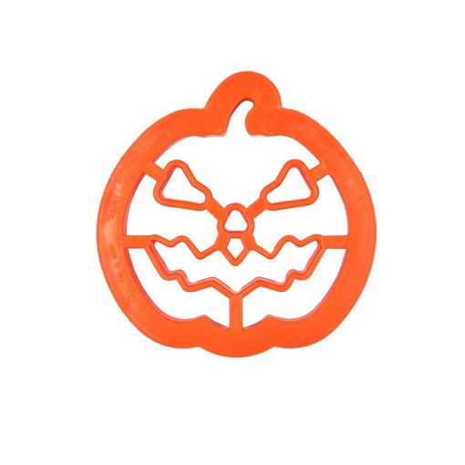 Decupatoare Plastic Halloween - Dovleac Incruntat, 7.5 x 8 x H 2.2 cm