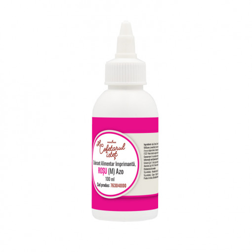 Élelmiszer-színezék Élelmiszer-színezék - Vörös (M) Azo, 100 ml