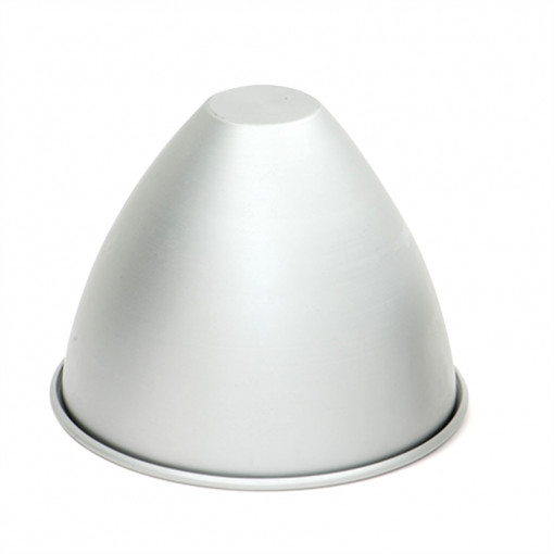 Forma 3D Tort Conic / Rochie Papusa, Ø 13.5 x 4.5 x H 11.5 cm, Aluminiu Anodizat