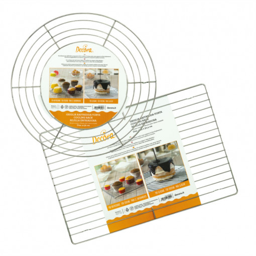 Gratar Otel Cromat cu Picioruse, 45.4 x 30.4 cm