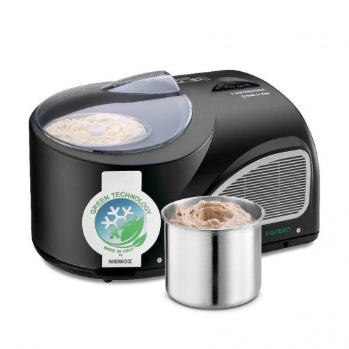 Ice Cream and Sorbet Machine, GELATO NXT1 i-Green, 1.7 Litre, Black