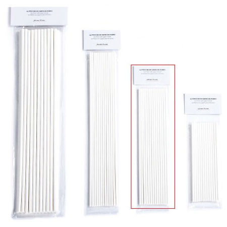 LolliPops / CakePops Paper Chopsticks, R 0.4 x W 22.8 cm, Set 25 pcs