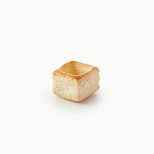 Mini Vol-Au-Vent szögletes kosarak Ø 3 x H 2,5 cm, Massdeu, 240 db