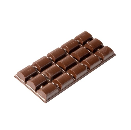 Műanyag formák Csokoládé csokiszeletek 100 gr 15 x 7cm - 5 db