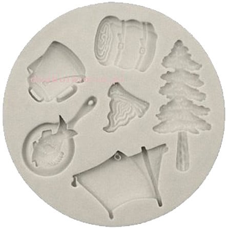 Mulaj Silicon Camping, Ø 1.5 - 4 cm, 6 Subiecte
