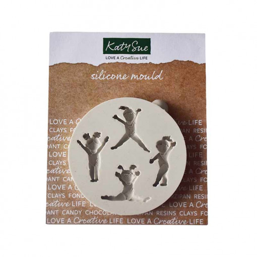 Mulaj Silicon Gimnaste, Ø 3.5 cm, 4 Subiecte