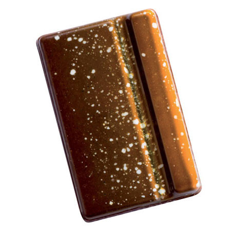 Napolitain Chocolate 4.2 x 2.7 x H 0.5 cm - Polycarbonate Rectangle mould, 20 cavities