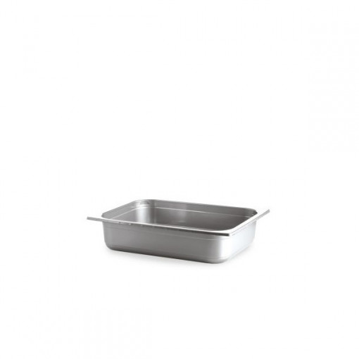 Plastic Ice Cream Tray 5.5 L, 25 x 36 cm x H 8 cm, Silver, Set 100 pcs