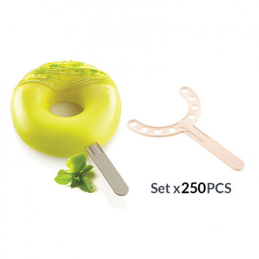 Plastic Sticks Sticks Plastic Desert/Ice on Donuts, 250 pcs