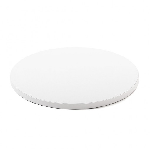 Platou Tort Rotund Alb Satinat, Ø 45 x H 1.2 cm
