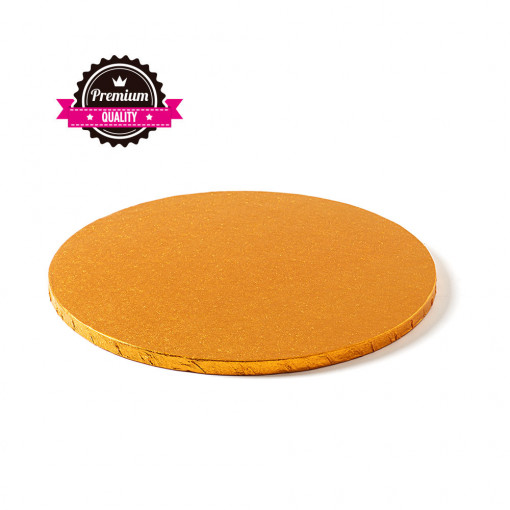 Platou Tort Rotund Portocaliu, Ø 30 x H 1.2 cm