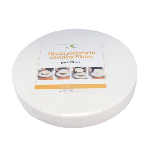 Platouri Separatoare Tort, Rotunde Ø 30 cm, Set 20 Bucati