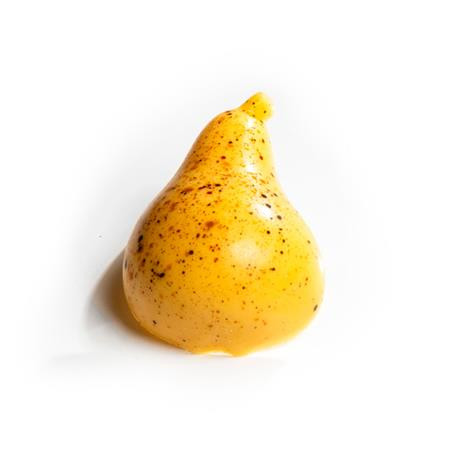 Polikarbonát forma 18 db csokoládé pralinéhoz, 4,4 x 3,2 x H 1,7 cm, 11 gr.