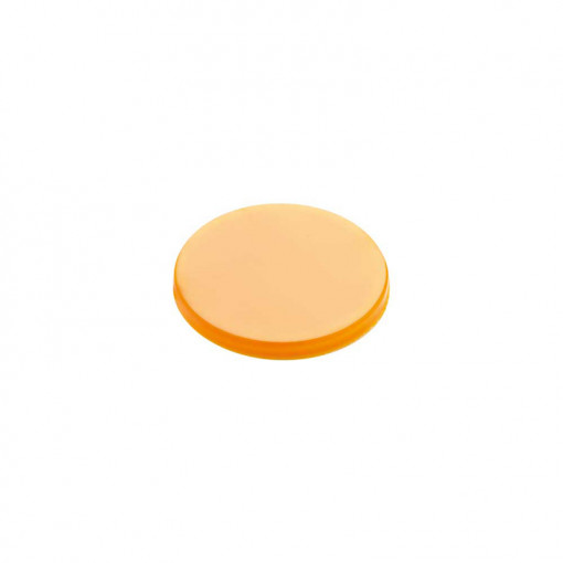 Polikarbonát forma 24 csokoládé praliné modell Deco Circle kör Ø 3.3 x H 0.4 cm, 27.5x17.5 cm, 4 gr, 4 gr.