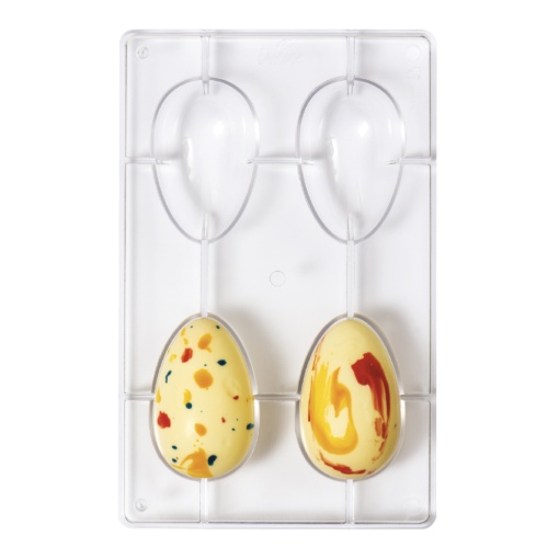 Polycarbonate or Chocolate mould 70 gr, 4 Cavities 8.8x5.6cm