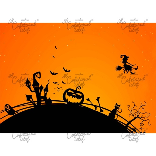Printed Sugar Paste Halloween Model 2, A4 - Confectioner Istet