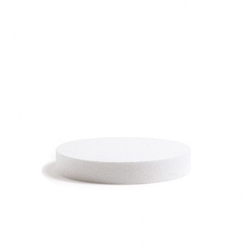 Round polystyrene mould R 30 x H 5 cm