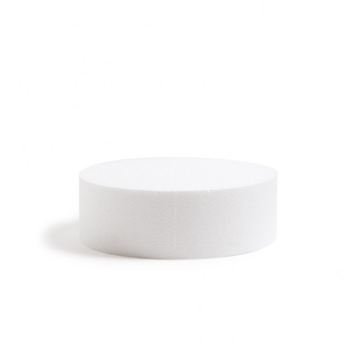 Round polystyrene mould R 35 x H 10 cm