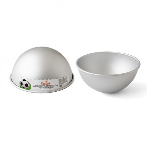 Semi-spherical baking tin, Ø 22 x H 11 cm, Anodised Aluminium, 1 pc