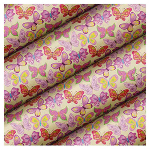 Set of 24 Chocolate Transfer Sheets 2 Models Butterflies 30 x 40 cm