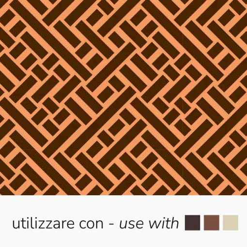 Set of 30 Transfer Sheets Chocolate Copper, 34 x 26.5 cm