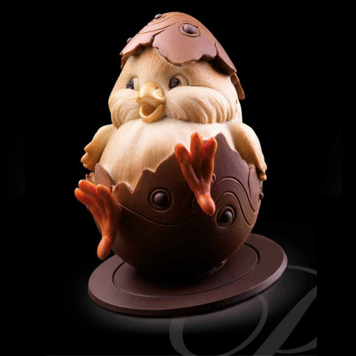 Silicon Moulding Medium Egg with Pouch, Ø 12 x H 18.5 cm