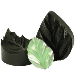 Silicone Moulding Silicon Sharp Leaf with Smooth Edges, 8 x 6 cm