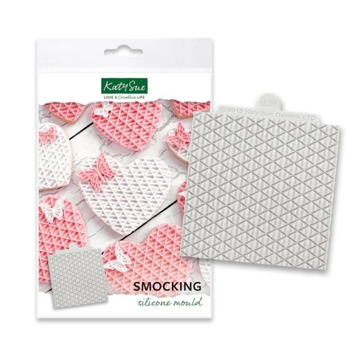 Silicone Texture Knitted Texture Moulding Model 4, 10 x 10 cm