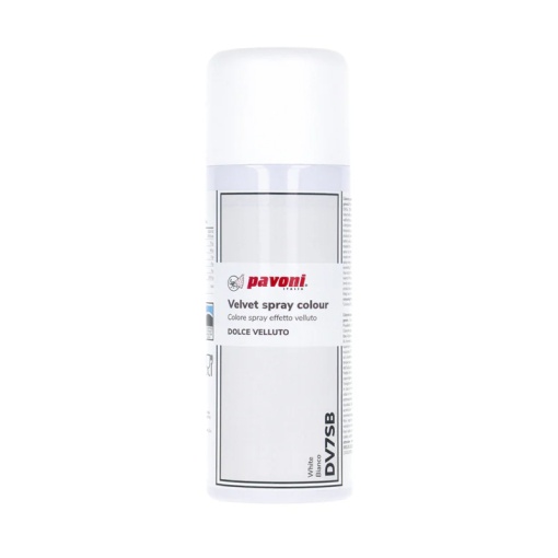 SPRAY VELVET - Бял хранителен оцветител без Е171, 400 ml - Img 1