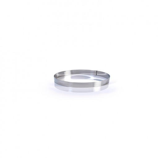 Stainless steel round Ø 18 x H 2 cm