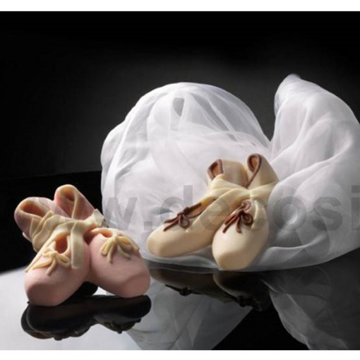 Szilikon formázó balerina - 3D Opincute, 10.3 x 7.5 x H 2.6 cm, 10.3 x 7.5 x H 2.6 cm