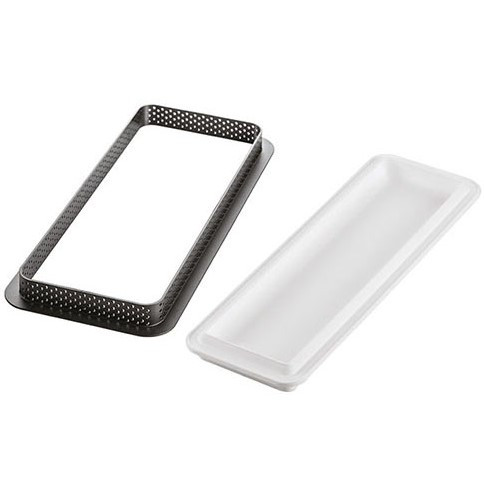 Tarte Set 26.5 x 10.5 cm, 1 Microperforated Frame + Silicon Tin