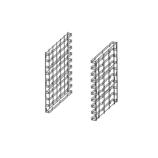 Tray holder kit, GN 1/1, 10 positions, model KGN101L